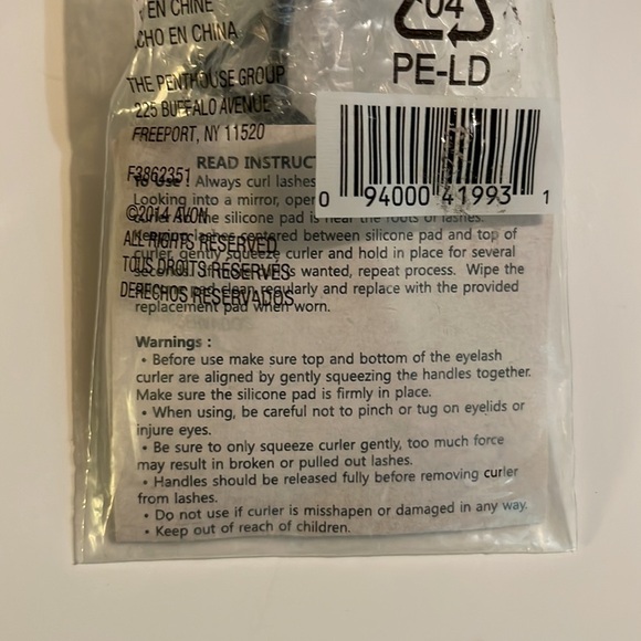 Avon Eye Lash Curler in Black New in Package With Instructions - Picture 6 of 7